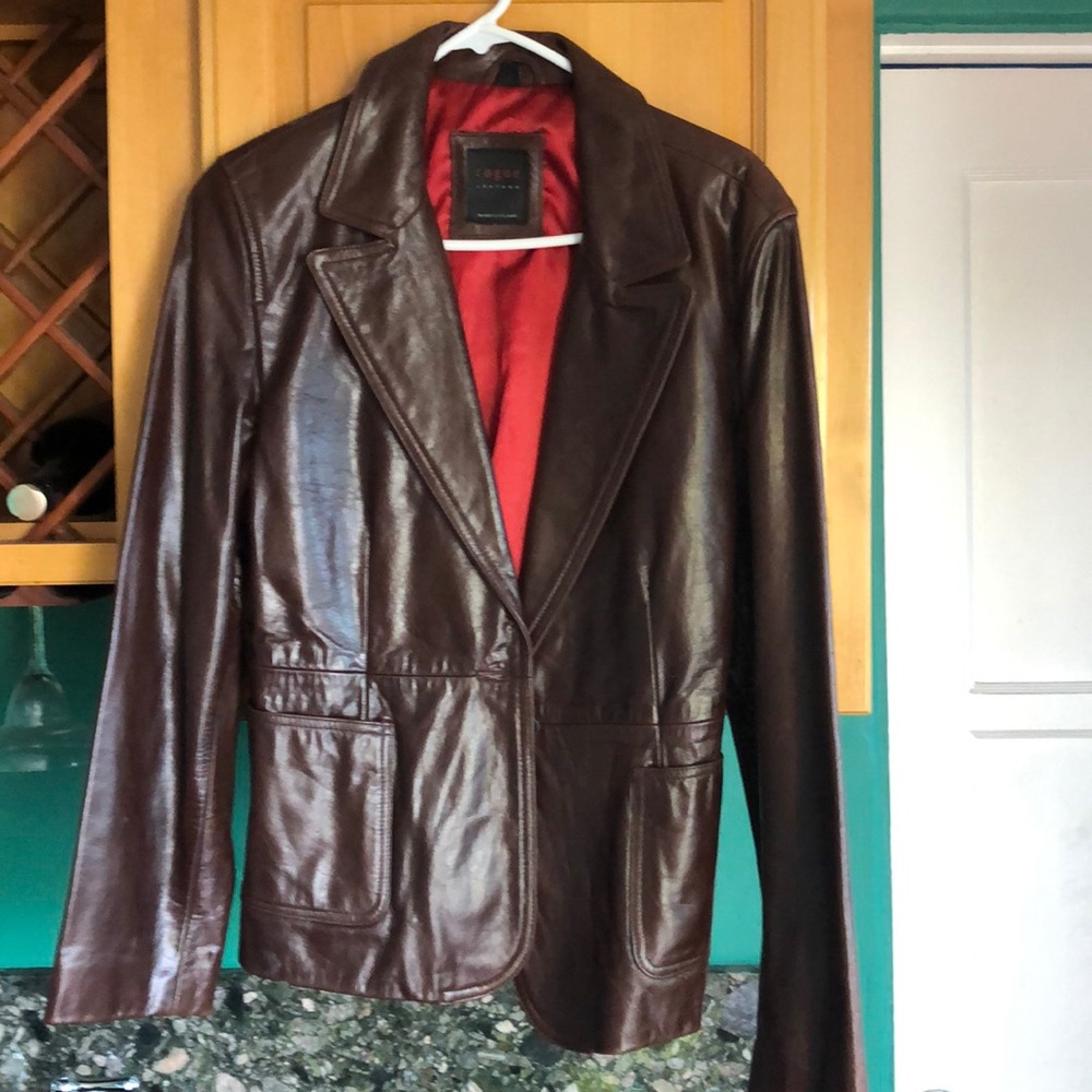 Leather Blazer